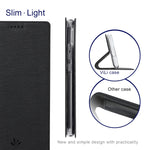 ViLi serie DMX Custodia a ribalta orizzontale antiurto in pelle TPU + PU con attrazione magnetica con slot per schede e supporto, For Motorola Moto G Stylus 5G, For Samsung Galaxy A03s 4G 166mm