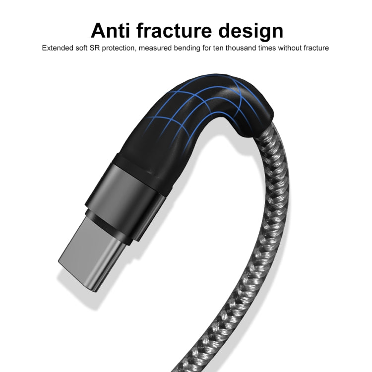 Cavo dati USB-C 60W intrecciato in nylon 1-2 metri