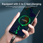 Cavo dati USB-C 60W intrecciato in nylon 1-2 metri