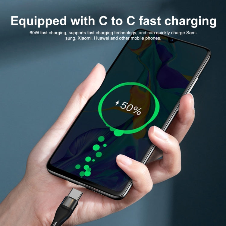 Cavo dati USB-C 60W intrecciato in nylon 1-2 metri