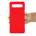 Custodia a copertura totale antiurto in silicone liquido Pure Color, For Google Pixel 6