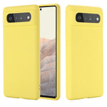 Custodia a copertura totale antiurto in silicone liquido Pure Color, For Google Pixel 6