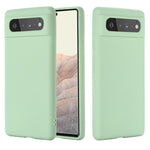 Custodia a copertura totale antiurto in silicone liquido Pure Color, For Google Pixel 6