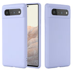 Custodia a copertura totale antiurto in silicone liquido Pure Color, For Google Pixel 6