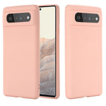 Custodia a copertura totale antiurto in silicone liquido Pure Color, For Google Pixel 6