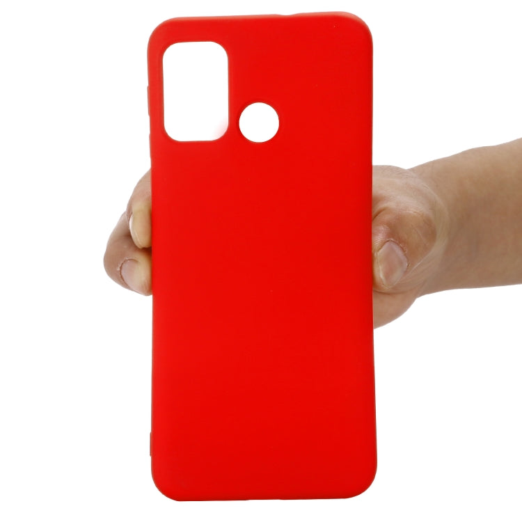 Custodia protettiva a copertura totale anticaduta in silicone liquido tinta unita, For Motorola Moto G60