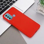 Custodia protettiva a copertura totale anticaduta in silicone liquido tinta unita, For Motorola Moto G60