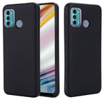 Custodia protettiva a copertura totale anticaduta in silicone liquido tinta unita, For Motorola Moto G60