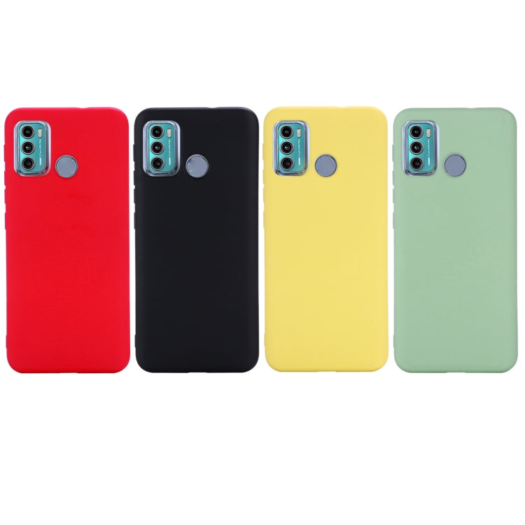 Custodia protettiva a copertura totale anticaduta in silicone liquido tinta unita, For Motorola Moto G60