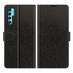 R64 Texture Custodia protettiva a vibrazione orizzontale singola con supporto e slot per schede e portafoglio e cornice per foto, For TCL 20 Pro 5G, For TCL 20S / 20 5G / 20L
