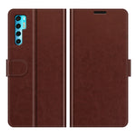R64 Texture Custodia protettiva a vibrazione orizzontale singola con supporto e slot per schede e portafoglio e cornice per foto, For TCL 20 Pro 5G, For TCL 20S / 20 5G / 20L