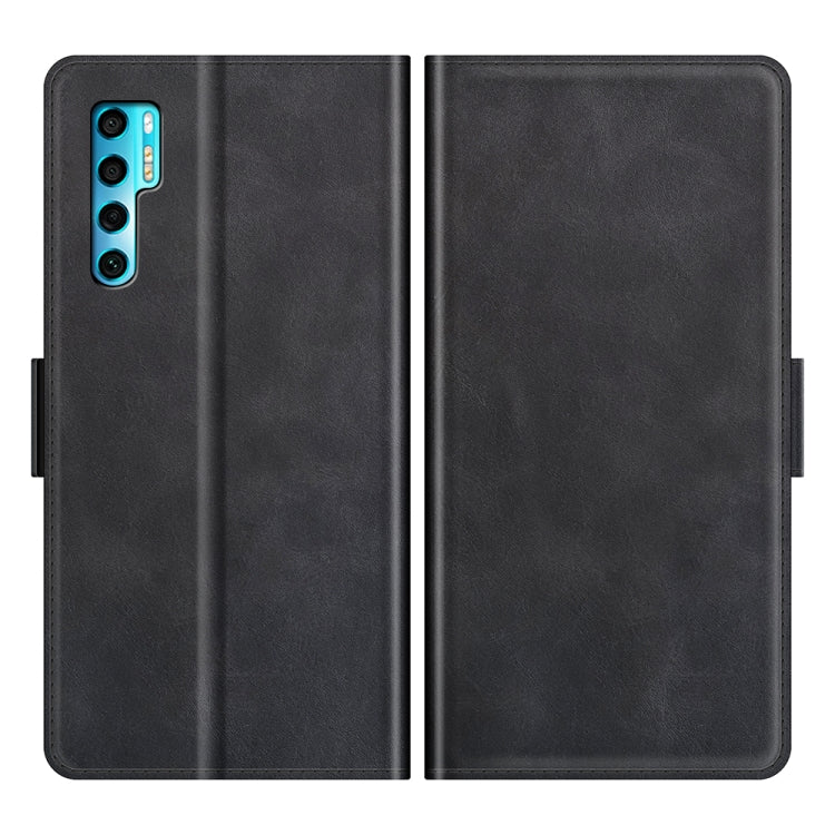 Custodia in pelle flip orizzontale con fibbia magnetica a doppio lato con supporto, slot per carte e portafoglio, For TCL 20 Pro 5G, For TCL 20 SE, For TCL 20S / 20 5G / 20L