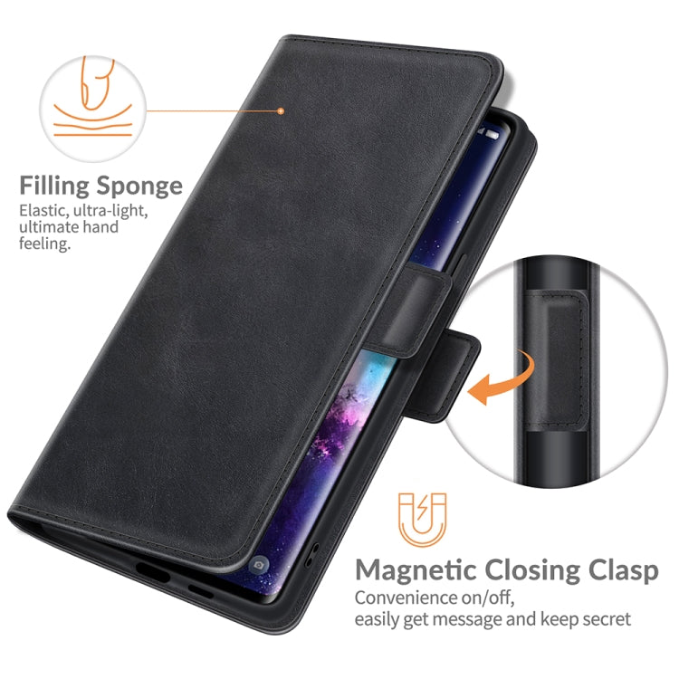 Custodia in pelle flip orizzontale con fibbia magnetica a doppio lato con supporto, slot per carte e portafoglio, For TCL 20 Pro 5G, For TCL 20 SE, For TCL 20S / 20 5G / 20L