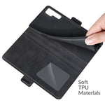 Custodia in pelle flip orizzontale con fibbia magnetica a doppio lato con supporto, slot per carte e portafoglio, For TCL 20 Pro 5G, For TCL 20 SE, For TCL 20S / 20 5G / 20L