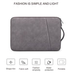 ND08 Borsa interna per notebook in pelle di pecora, 13.3 inch, 14.1-15.4 inch