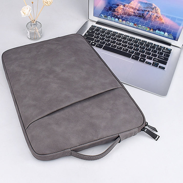 ND08 Borsa interna per notebook in pelle di pecora, 13.3 inch, 14.1-15.4 inch