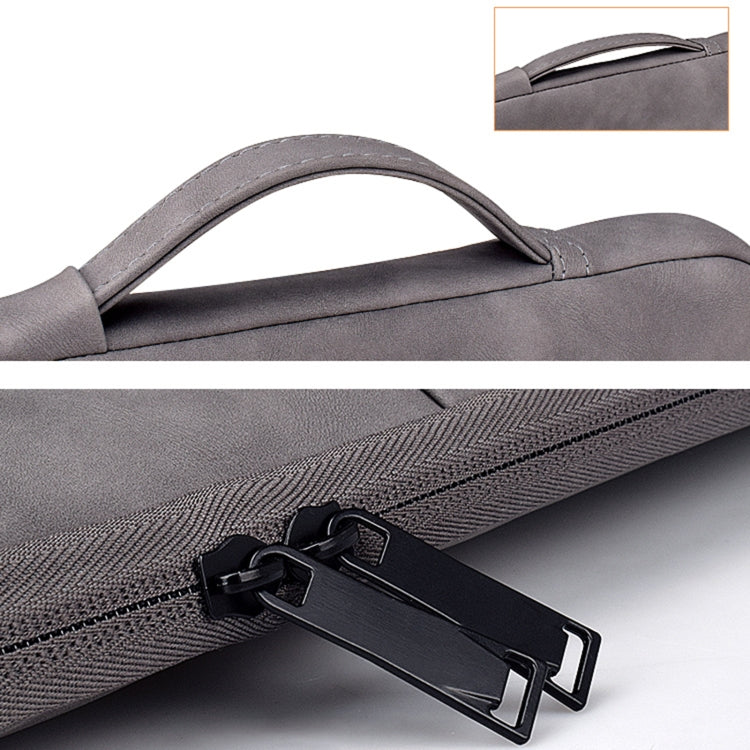 ND08 Borsa interna per notebook in pelle di pecora, 13.3 inch, 14.1-15.4 inch