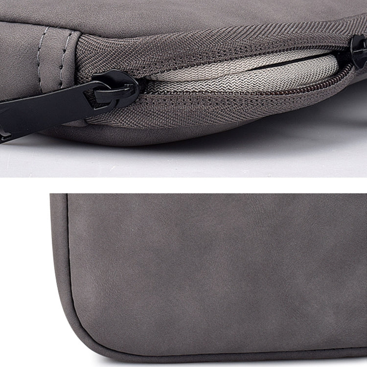 ND08 Borsa interna per notebook in pelle di pecora, 13.3 inch, 14.1-15.4 inch