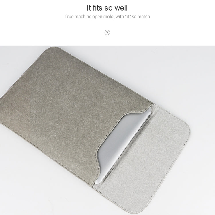 PU02 Borsa per notebook ultrasottile con borsa piccola, 11.6-12.5 inch, 13.3 inch, 14.1-15.4 inch