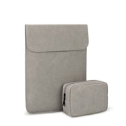 PU02 Borsa per notebook ultrasottile con borsa piccola, 11.6-12.5 inch, 13.3 inch, 14.1-15.4 inch
