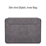 PU03 Borsa fodera per notebook in pelle di pecora leggera, 13.3 inch, 14.1-15.4 inch