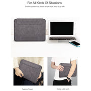 PU03 Borsa fodera per notebook in pelle di pecora leggera, 13.3 inch, 14.1-15.4 inch