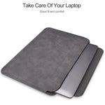 PU03 Borsa fodera per notebook in pelle di pecora leggera, 13.3 inch, 14.1-15.4 inch