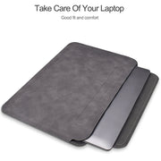 PU03 Borsa fodera per notebook in pelle di pecora leggera, 13.3 inch, 14.1-15.4 inch
