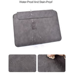 PU03 Borsa fodera per notebook in pelle di pecora leggera, 13.3 inch, 14.1-15.4 inch