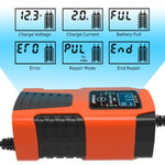 Caricabatterie FOXSUR 2A / 6V / 12V Auto / Moto Full Smart a 3 stadi, 2A, US Plug, 2A, EU Plug, 2A, JP Plug, 2A, UK Plug