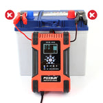 FOXSUR 12A / 12V / 24V Caricabatteria AGM per batteria al piombo a 7 stadi per auto / moto, 12A, US Plug, 12A, EU Plug, 12A, JP Plug, 12A, UK Plug