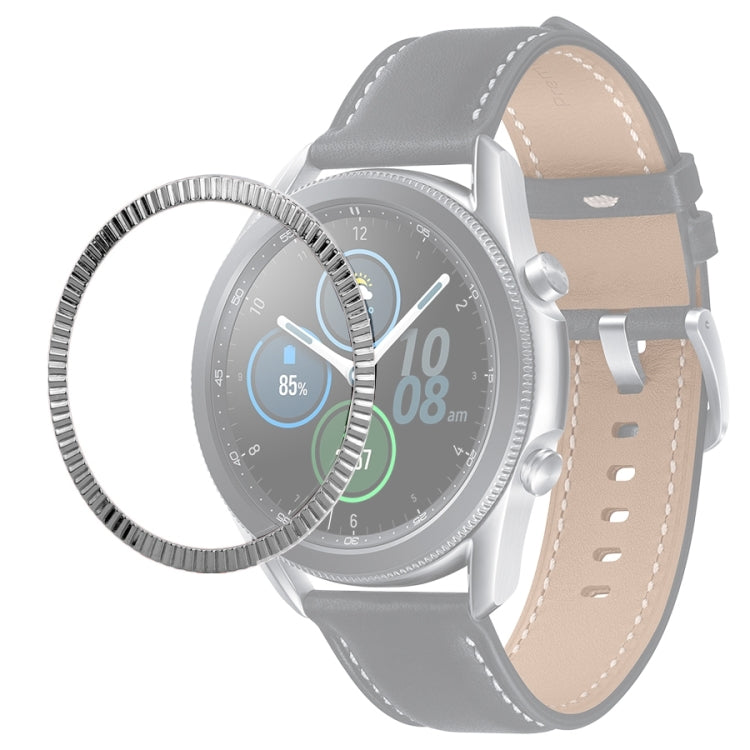 Anello con castone Smart Watch Wave Texture, For Samsung Galaxy Watch 3 41mm, For Samsung Galaxy Watch 3 45mm