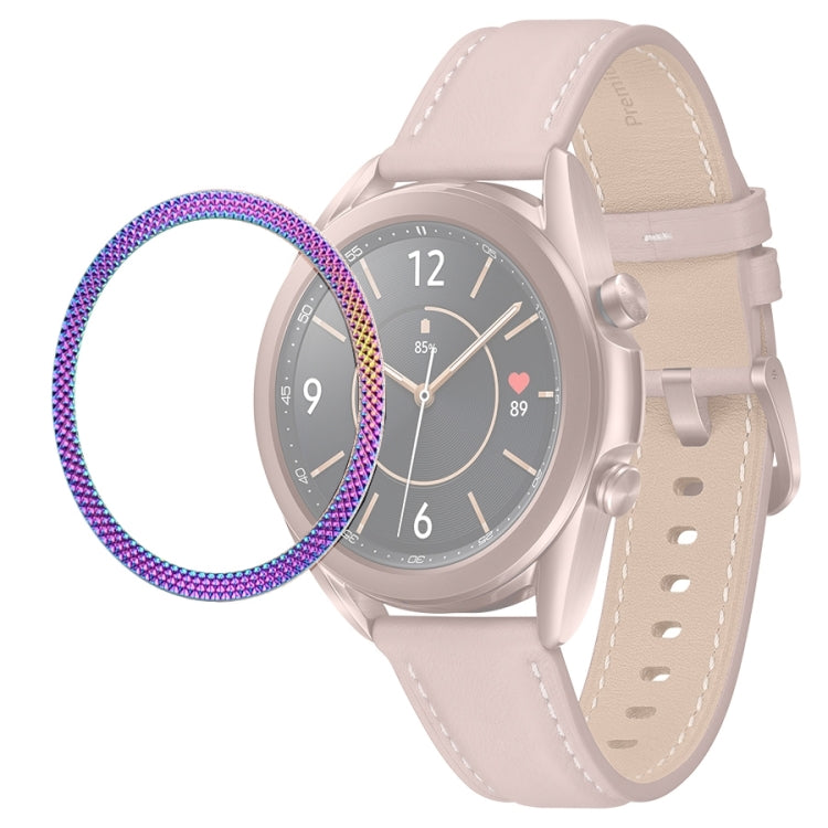 Anello lunetta Smart Watch Rhombus Texture, For Samsung Galaxy Watch 3 41mm, For Samsung Galaxy Watch 3 45mm