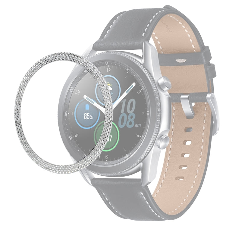 Anello lunetta Smart Watch Rhombus Texture, For Samsung Galaxy Watch 3 41mm, For Samsung Galaxy Watch 3 45mm