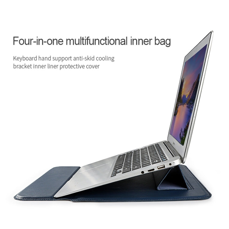 PU08 Borsa multifunzionale in poliuretano per notebook, 13.3 inch, 14.1-15.4 inch