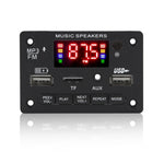 JX-809BT Scheda decodificatore lettore audio MP3 per auto 12V Radio FM USB, con Bluetooth / Controllo remoto / Registrazione, JX-809BT