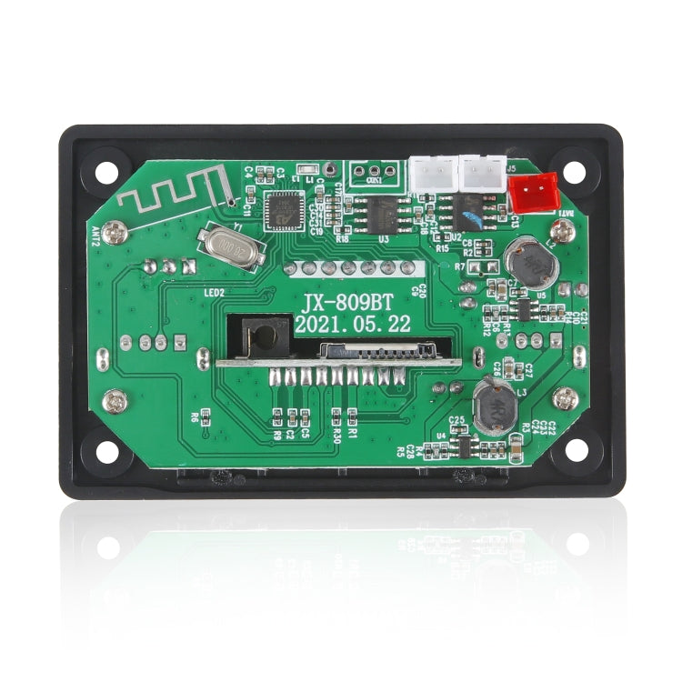 JX-809BT Scheda decodificatore lettore audio MP3 per auto 12V Radio FM USB, con Bluetooth / Controllo remoto / Registrazione, JX-809BT