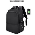SJ01 Zaino per computer business casual con porta di ricarica USB, 13-15 inch Universal, 15.6-17.3 inch Universal
