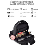 SJ01 Zaino per computer business casual con porta di ricarica USB, 13-15 inch Universal, 15.6-17.3 inch Universal