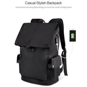 SJ02 Zaino per laptop universale di grande capacità da 13-15,6 pollici con porta di ricarica USB