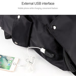 SJ02 Zaino per laptop universale di grande capacità da 13-15,6 pollici con porta di ricarica USB