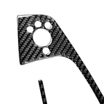 Adesivo decorativo in stile corto per sollevatore di vetro in fibra di carbonio per Audi A6 S6 C7 A7 S7 4G8 2012-2018, Glass Lifter Short Style, Left Drive, Glass Lifter Short Style, Right Drive