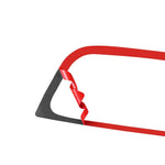 Adesivo decorativo in stile corto per sollevatore di vetro in fibra di carbonio per Audi A6 S6 C7 A7 S7 4G8 2012-2018, Glass Lifter Short Style, Left Drive, Glass Lifter Short Style, Right Drive