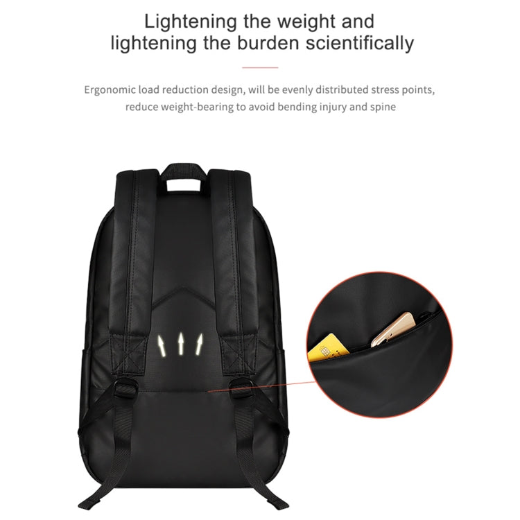 SJ03 Zaino per laptop universale di grande capacità da 13-15,6 pollici con porta di ricarica USB e porta per cuffie