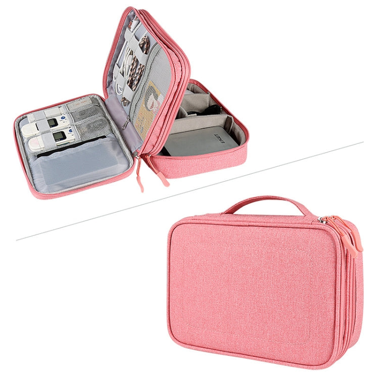 Borsa porta accessori digitale a doppio strato 25x18x6 cm