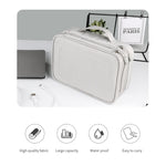 Borsa porta accessori digitale a doppio strato 25x18x6 cm