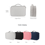 Borsa porta accessori digitale a doppio strato 25x18x6 cm