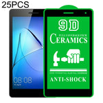25 pellicole ceramiche per colla a schermo intero 9D a schermo intero, For Huawei Enjoy Tablet 2 10.1 inch (25 PCS), For Lenovo Tab M10 TB-X605L 10.1 inch (25 PCS), For Lenovo Tab M8 8 inch (25 PCS), For Huawei MediaPad M5 Lite 10.1 inch (25 PCS)      ...