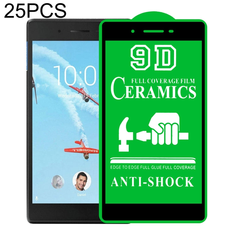 25 pellicole ceramiche per colla a schermo intero 9D a schermo intero, For Huawei Enjoy Tablet 2 10.1 inch (25 PCS), For Lenovo Tab M10 TB-X605L 10.1 inch (25 PCS), For Lenovo Tab M8 8 inch (25 PCS), For Huawei MediaPad M5 Lite 10.1 inch (25 PCS)      ...
