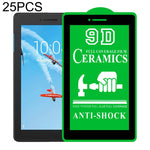 25 pellicole ceramiche per colla a schermo intero 9D a schermo intero, For Huawei Enjoy Tablet 2 10.1 inch (25 PCS), For Lenovo Tab M10 TB-X605L 10.1 inch (25 PCS), For Lenovo Tab M8 8 inch (25 PCS), For Huawei MediaPad M5 Lite 10.1 inch (25 PCS)      ...